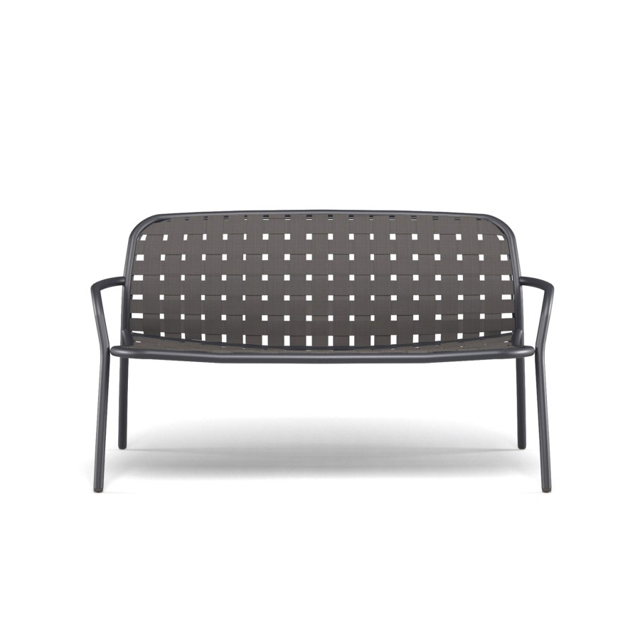 Armchairs And Sofas EMU | Garden Two Seats Sofa / Outside In Aluminium - Collection Yard