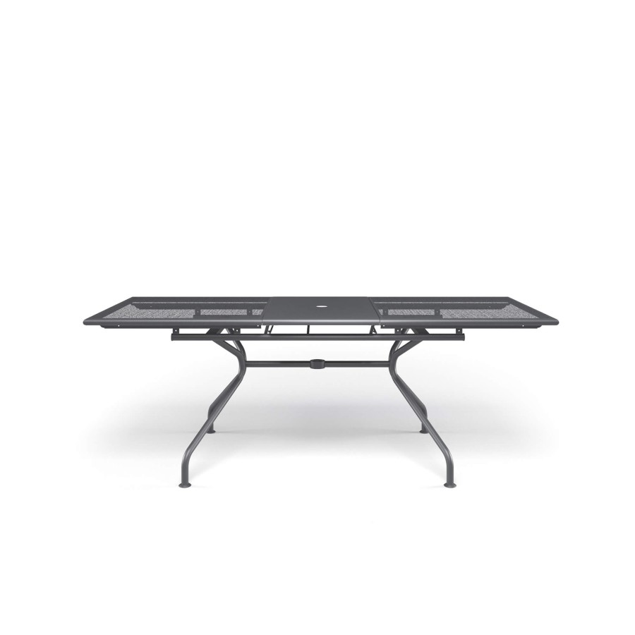 Tables EMU | Garden Extensible Table 160+50X90 / Outside In Steel - Collection Athena