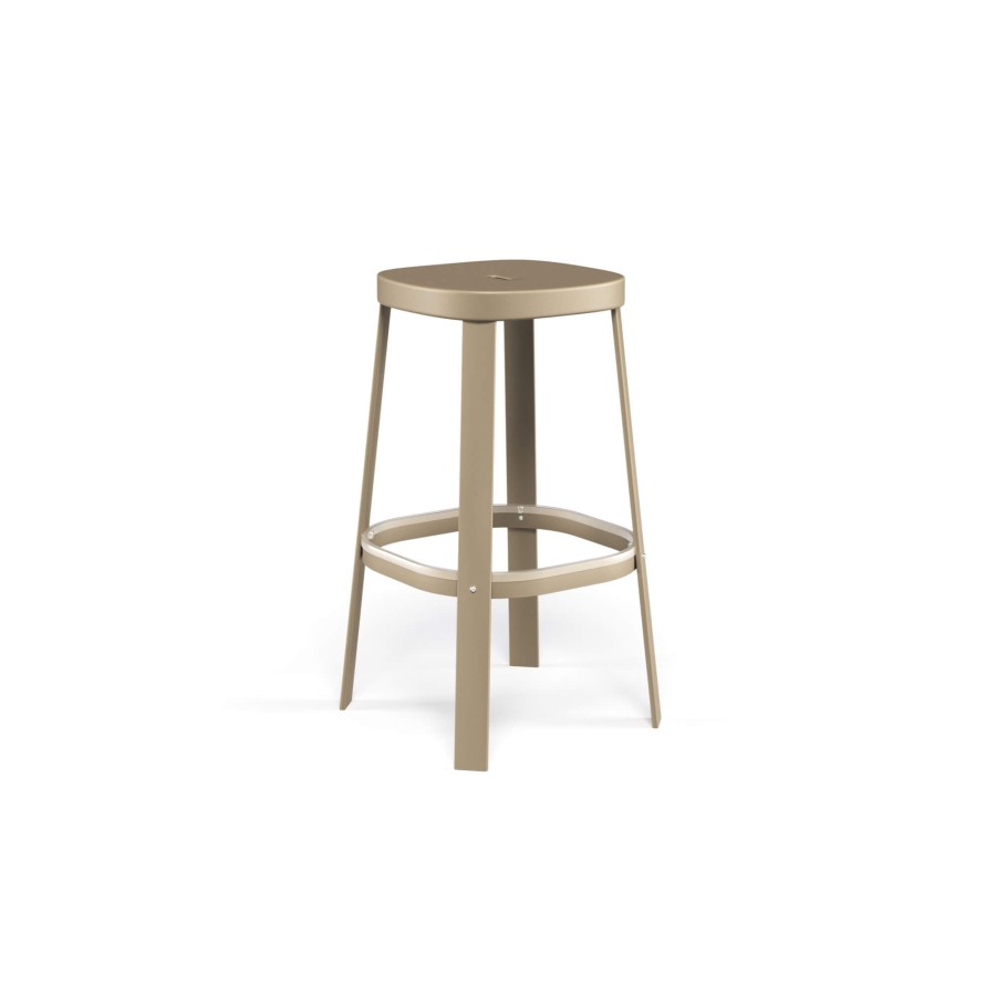 Stools EMU | Garden Barstool / Outside In Steel - Collection Thor