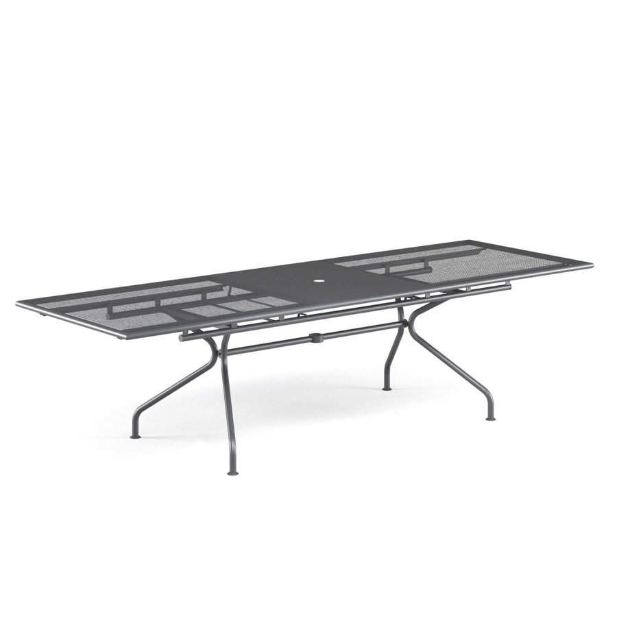 Tables EMU | Garden Extensible Table 230+70X100 / Outside In Steel - Collection Athena