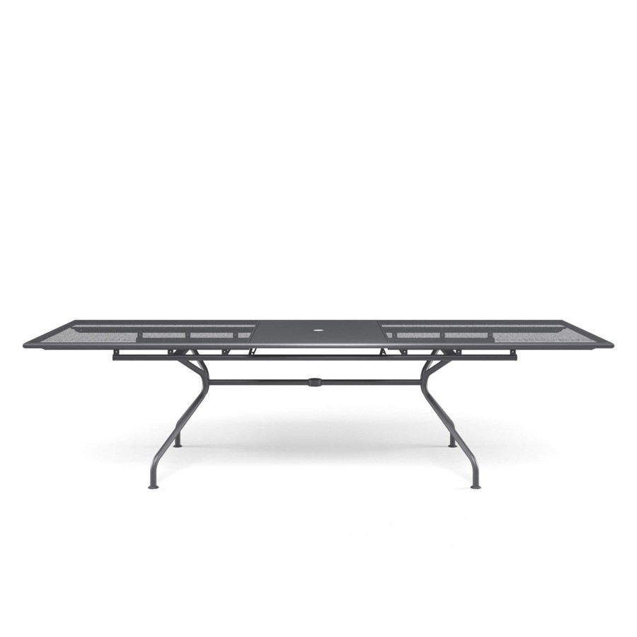 Tables EMU | Garden Extensible Table 230+70X100 / Outside In Steel - Collection Athena