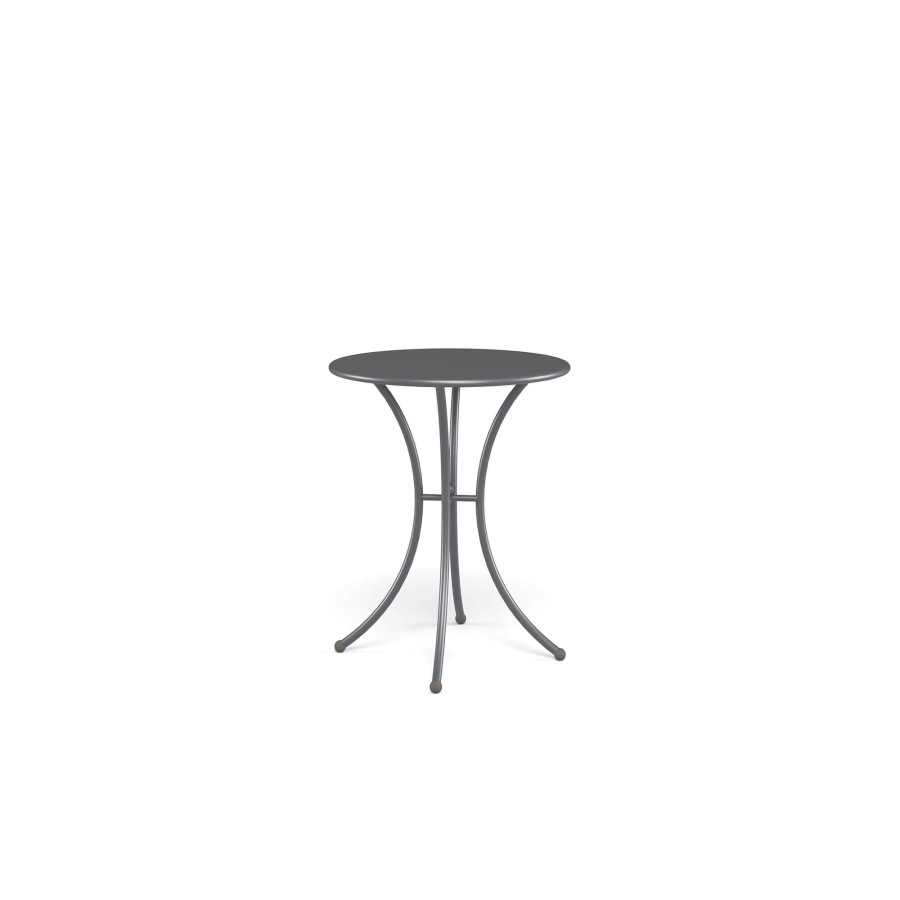 Tables EMU | Garden Round Table D60 / Outside In Steel - Collection Pigalle