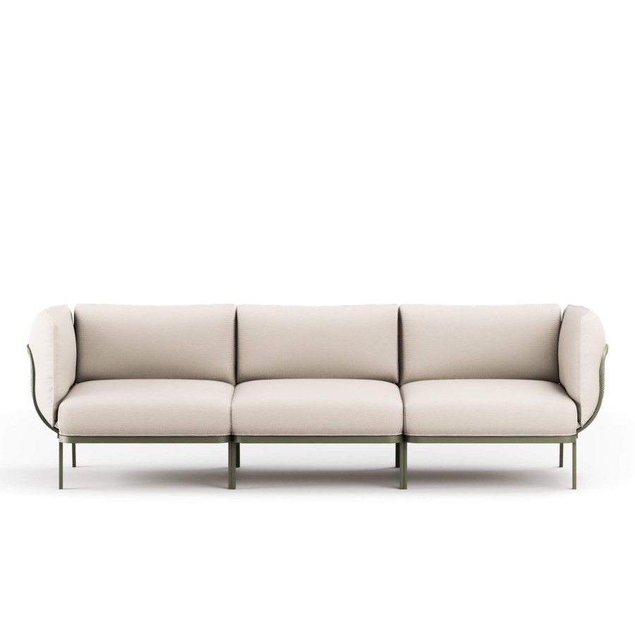 Armchairs And Sofas EMU | Garden 3-Seater Sofa / Outside In Steel - Collection Cabla