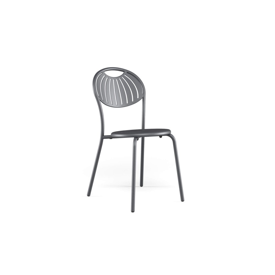 Chairs EMU | Garden Chair / Outside In Steel - Collection Coupole