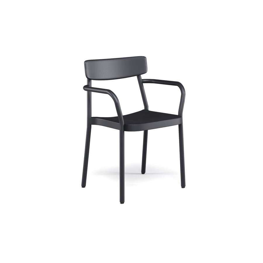 Chairs EMU | Garden Armchair / Outside In Aluminium - Collection Grace