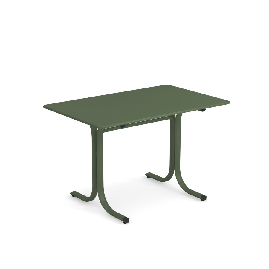 Tables EMU | Garden Round Border Table 76X120 / Outside In Steel - Collection Table System