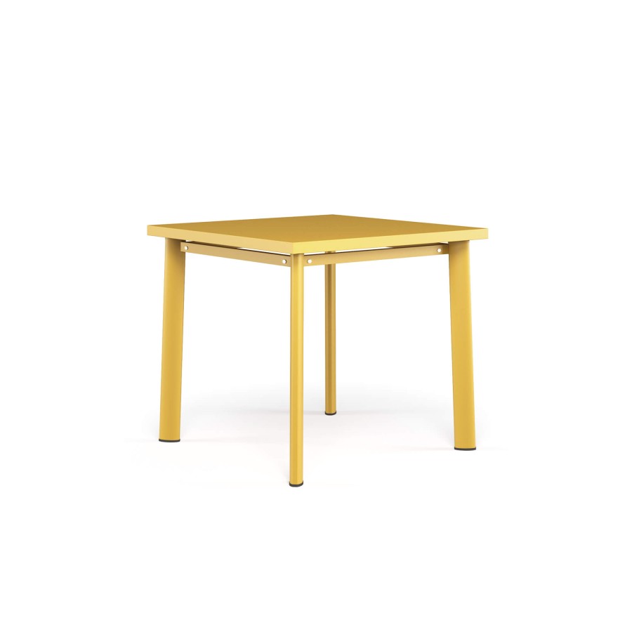 Tables EMU | Garden Square Table 70X70 / Outside In Steel - Collection Star