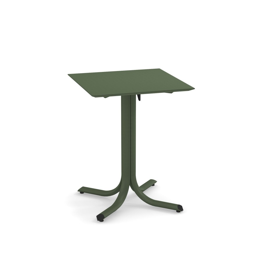 Tables EMU | Garden Low Border Collapsible Table 60X60 / Outside In Steel - Collection Table System