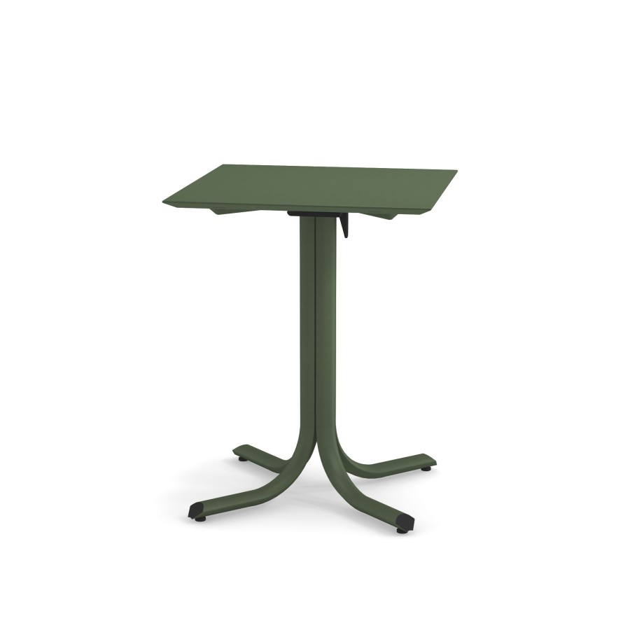 Tables EMU | Garden Low Border Collapsible Table 60X60 / Outside In Steel - Collection Table System