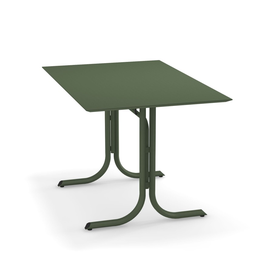 Tables EMU | Garden Low Border Collapsible Table 80X120 / Outside In Steel - Collection Table System