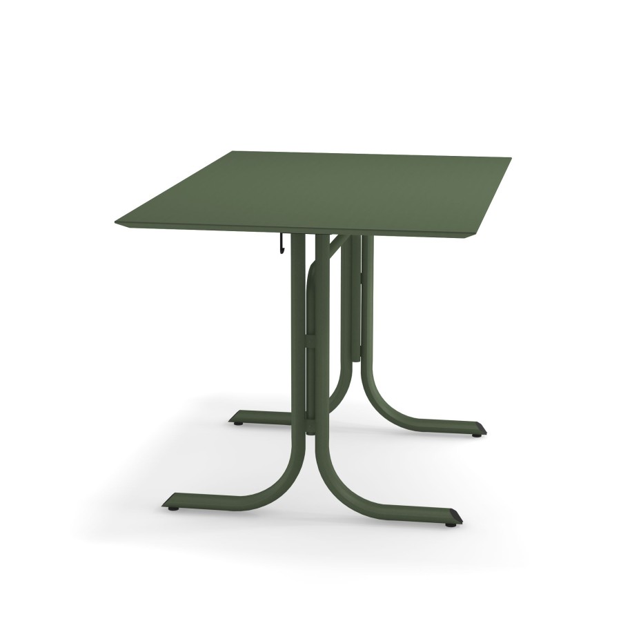 Tables EMU | Garden Low Border Collapsible Table 80X120 / Outside In Steel - Collection Table System