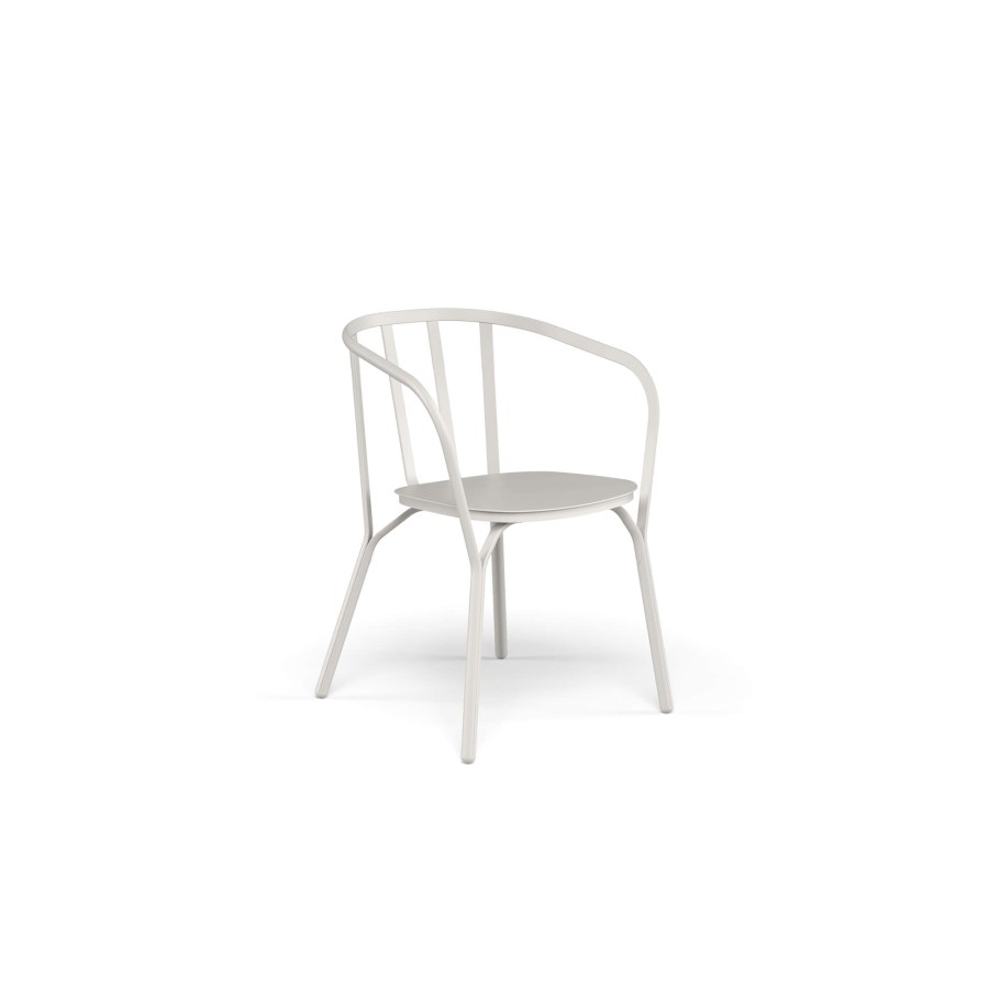 Chairs EMU | Garden Armchair / Outside In Aluminium - Collection Angel