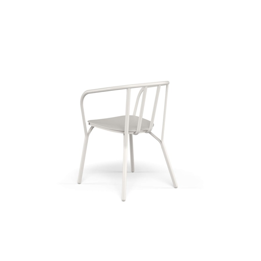 Chairs EMU | Garden Armchair / Outside In Aluminium - Collection Angel