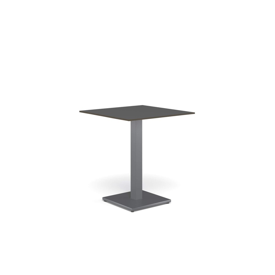 Tables EMU | Garden Hpl Indoor Top 69X69 / Outside In Steel, Hpl - Collection Piani Hpl Indoor