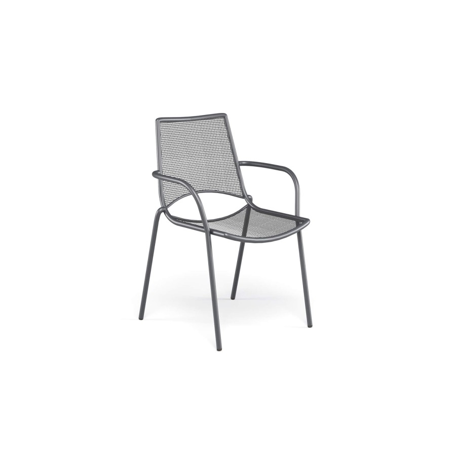 Chairs EMU | Garden Armchair / Outside In Steel - Collection Ala