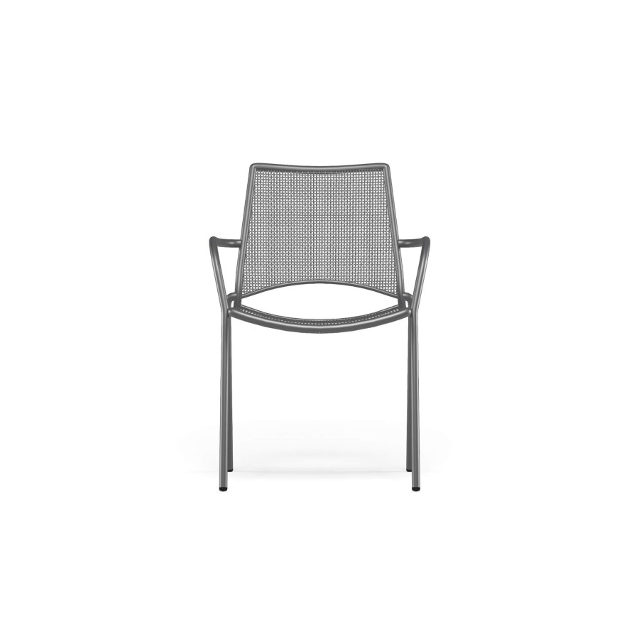 Chairs EMU | Garden Armchair / Outside In Steel - Collection Ala