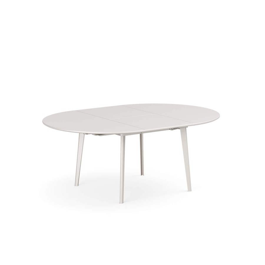 Tables EMU | Garden 6+4 Seats Round Extensible Table / Outside In Steel - Collection Plus4