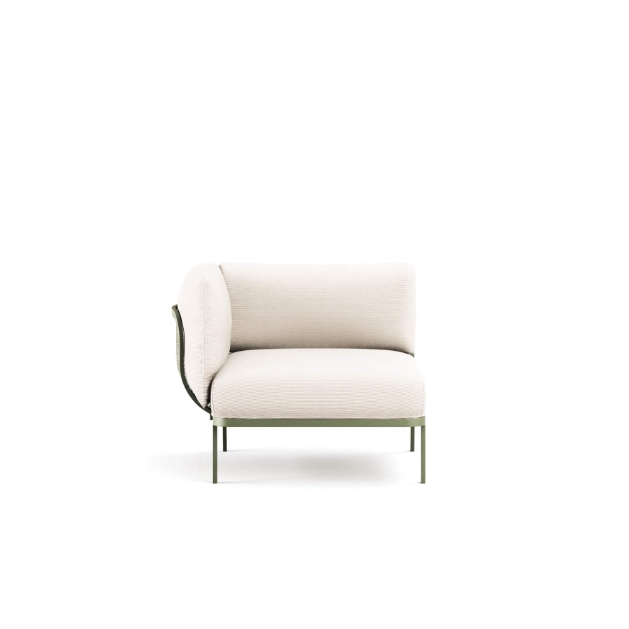 Armchairs And Sofas EMU | Garden Lounge Chair With Left Armrest / Outside In Steel - Collection Cabla