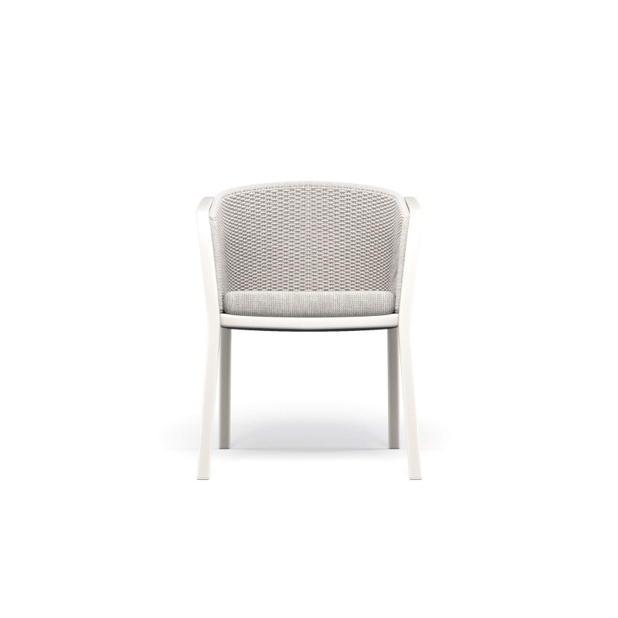 Chairs EMU | Garden Armchair / Outside In Aluminium, Polyester, Synthetic Rope - Collection Carousel