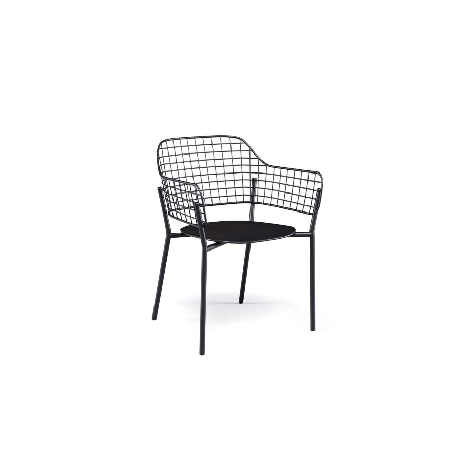 Chairs EMU | Garden Armchair / Outside In Aluminium, Stainless Steel - Collection Lyze