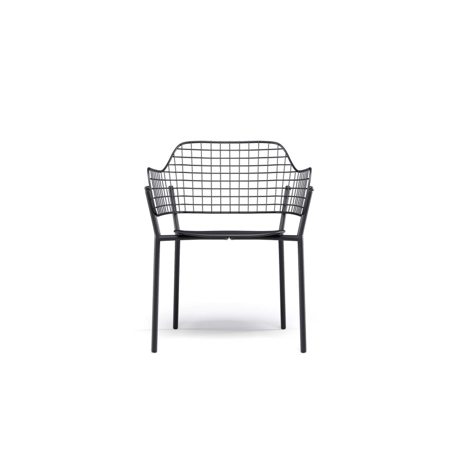 Chairs EMU | Garden Armchair / Outside In Aluminium, Stainless Steel - Collection Lyze