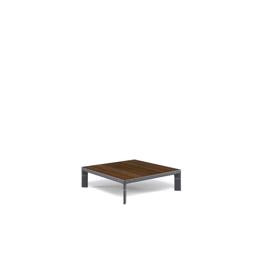 Tables EMU | Garden Coffee Table 89X86 / Outside In Aluminium, Wpc - Collection Tami