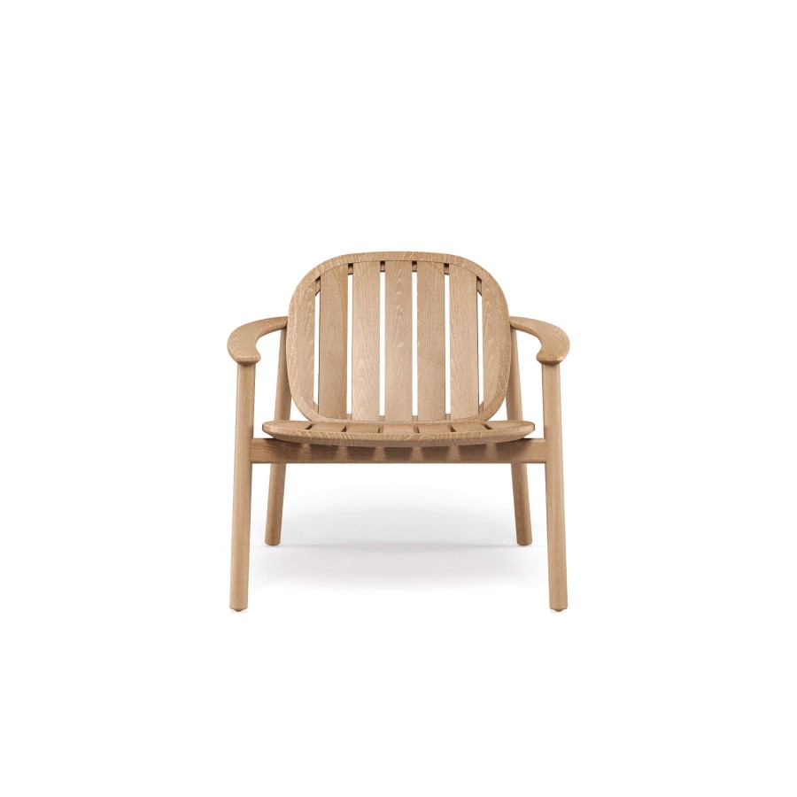 Chairs EMU | Garden Teak Lounge Chair / Outside In Teak - Collection Twins