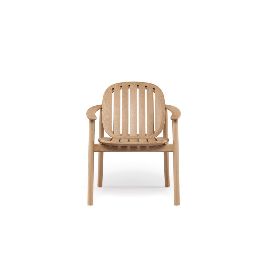 Chairs EMU | Garden Teak Armchair / Outside In Teak - Collection Twins