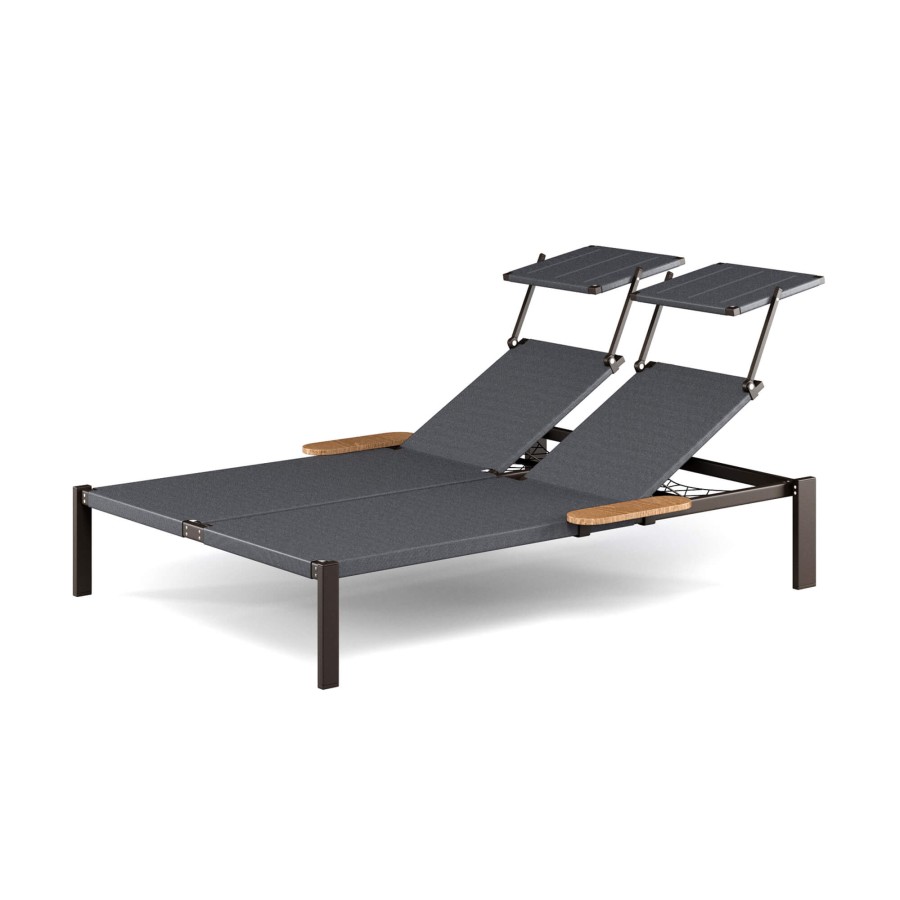 Sunloungers And Reclainers EMU | Garden Daybed With Emu-Tex Seat And Hidden Wheels / Outside In - Collection Shine