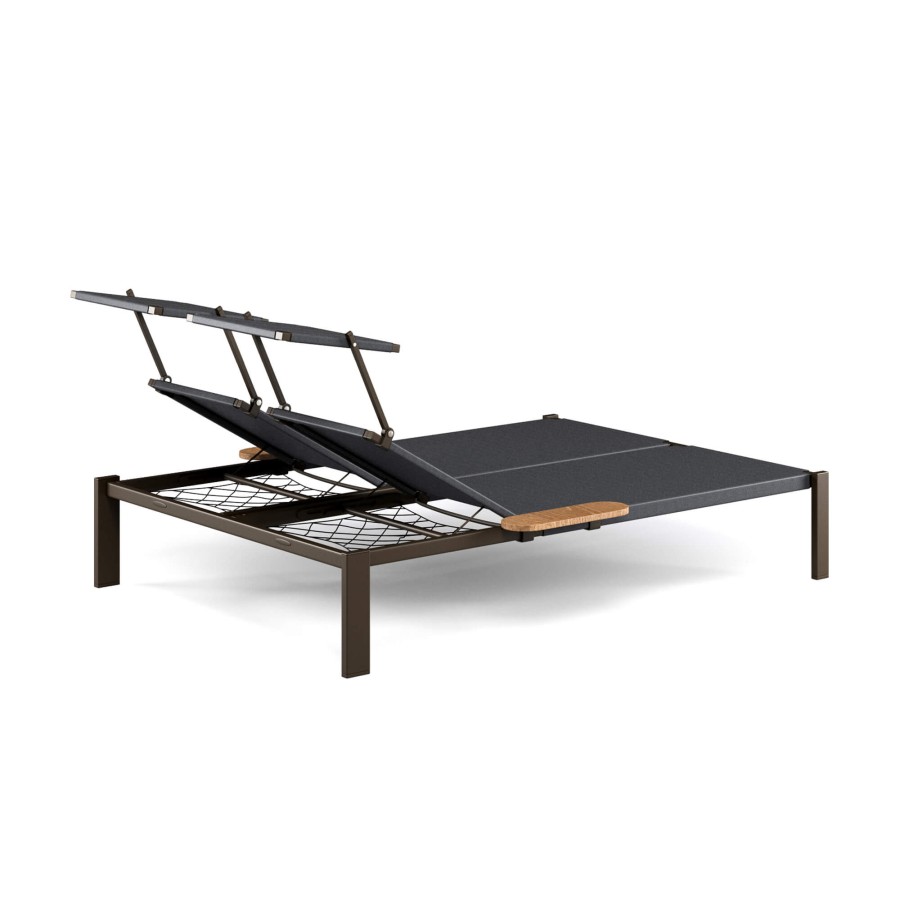 Sunloungers And Reclainers EMU | Garden Daybed With Emu-Tex Seat And Hidden Wheels / Outside In - Collection Shine