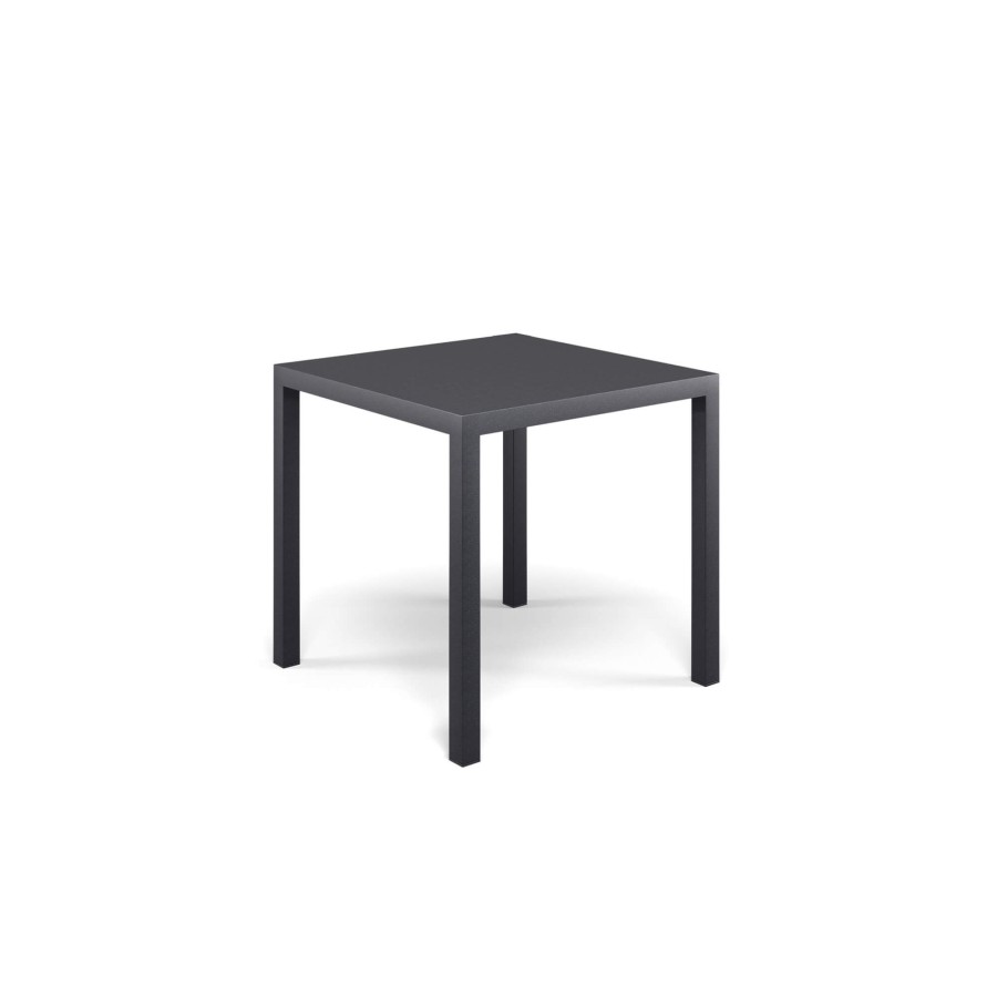 Tables EMU | Garden Square Table 80X80 / Outside In Steel - Collection Nova