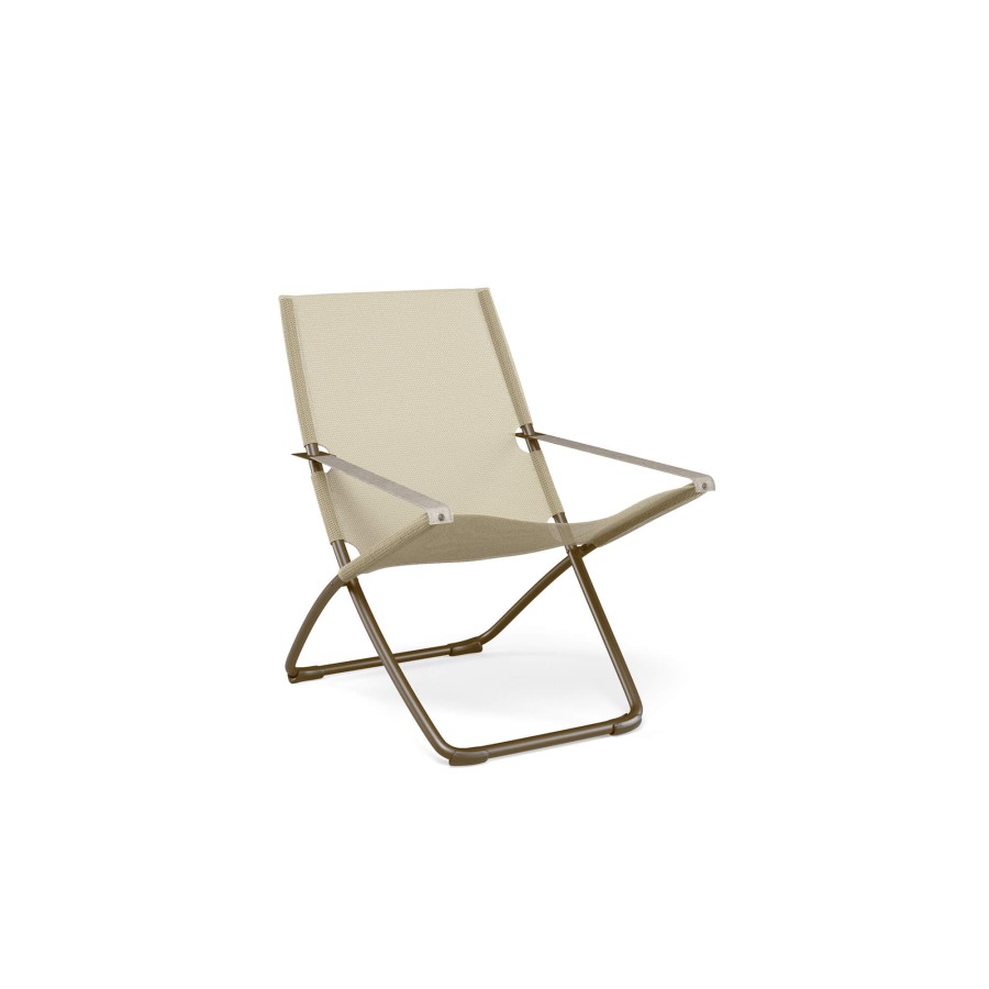 Sunloungers And Reclainers EMU | Garden Deck Chair / Outside In Steel, Emu-Tex - Collection Snooze