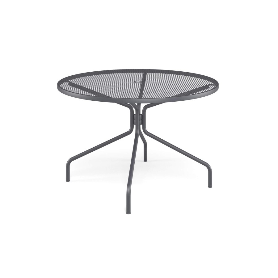 Tables EMU | Garden Round Table D120 / Outside In Steel - Collection Cambi