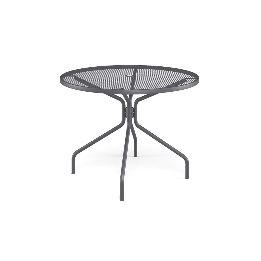 Tables EMU | Garden Round Table D106 / Outside In Steel - Collection Cambi