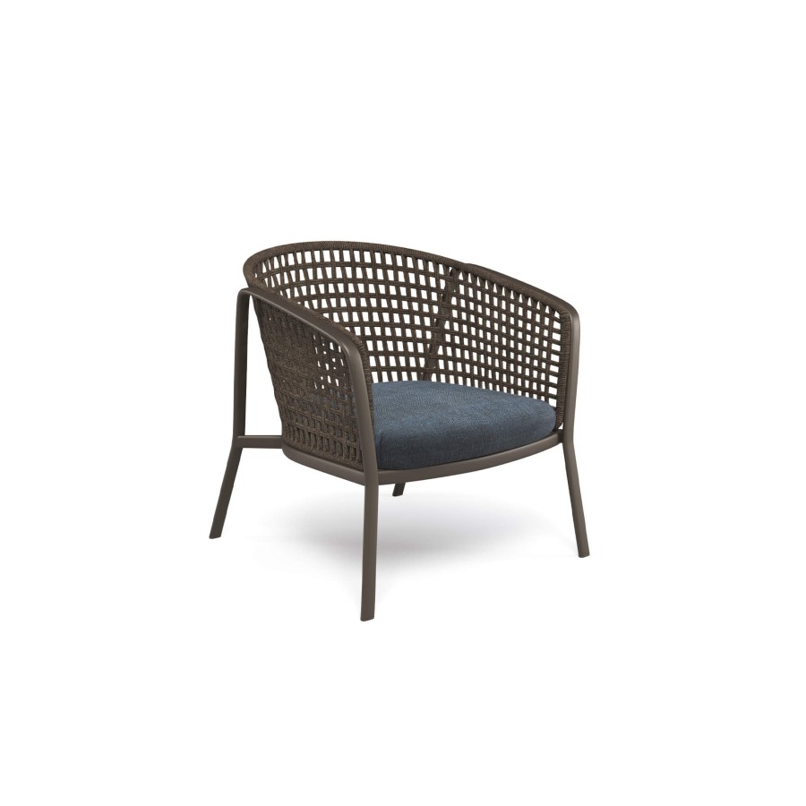 Armchairs And Sofas EMU | Garden Lounge-Chair / Outside In Aluminium, Synthetic Rope - Collection Carousel