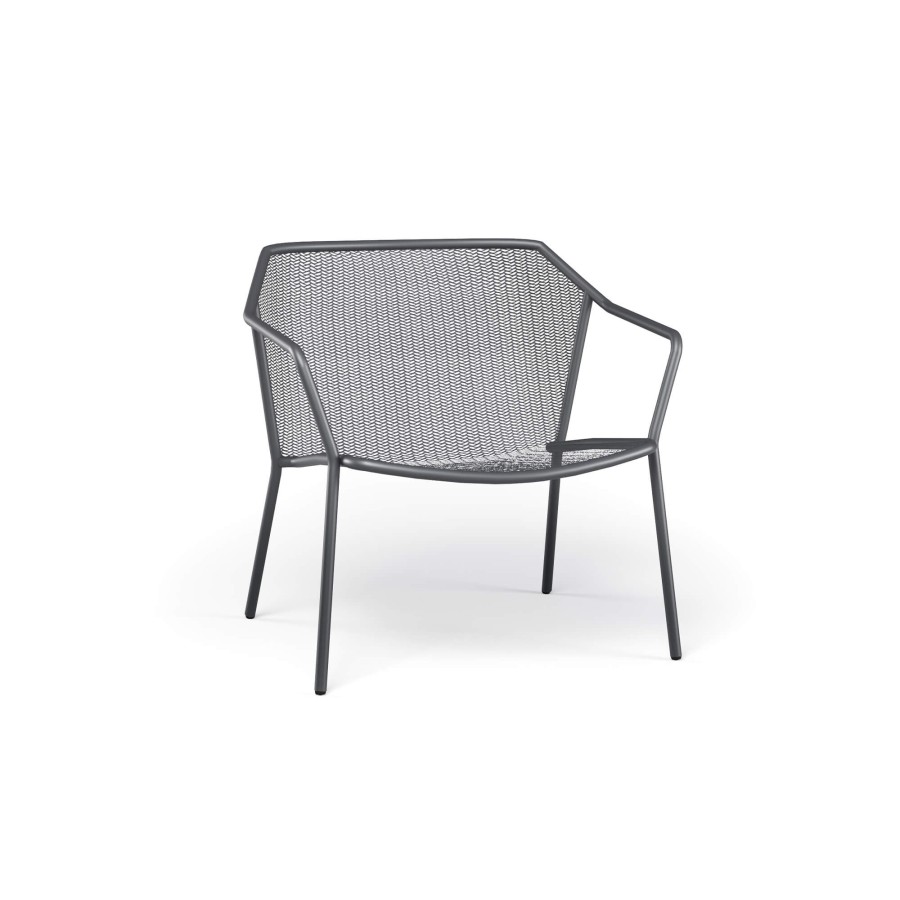 Armchairs And Sofas EMU | Garden Lounge Chair / Outside In Steel - Collection Darwin