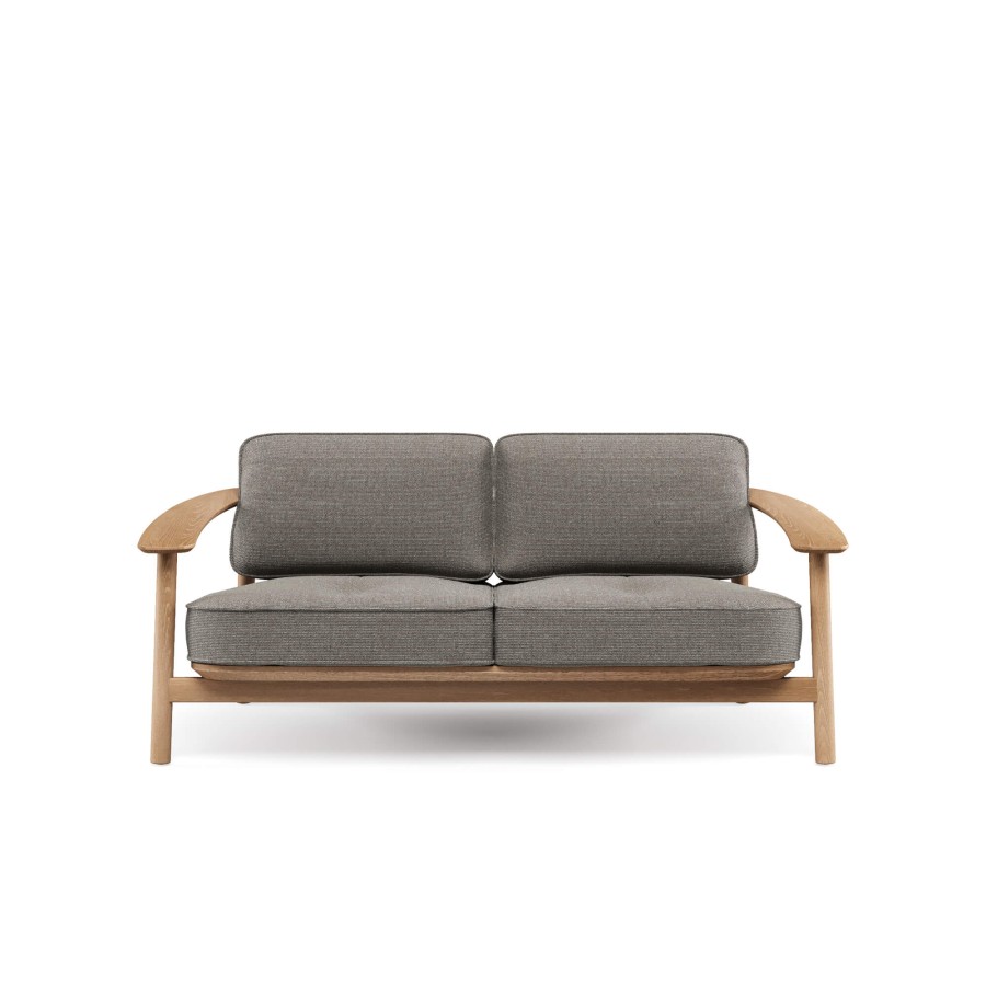 Armchairs And Sofas EMU | 2-Seater Sofa Teak / Esterno In Teak - Collezione Twins