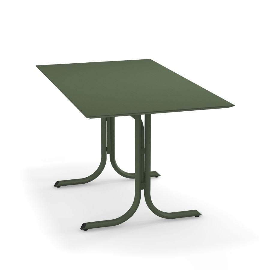 Tables EMU | Garden Low Border Collapsible Table 80X140 / Outside In Steel - Collection Table System