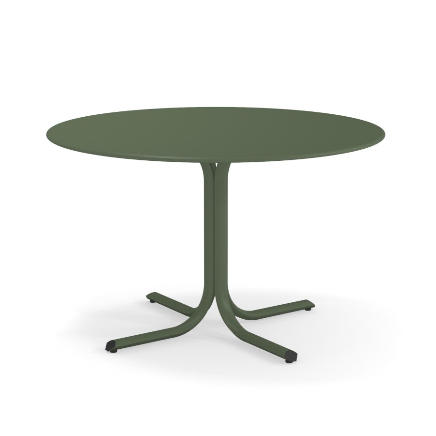 Tables EMU | Garden Round Border Table D117 / Outside In Steel - Collection Table System