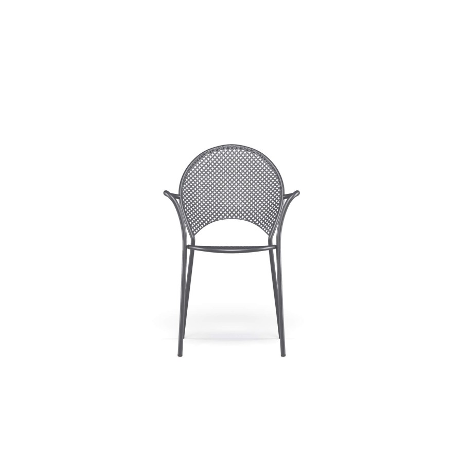 Chairs EMU | Garden Armchair / Outside In Steel - Collection Sole