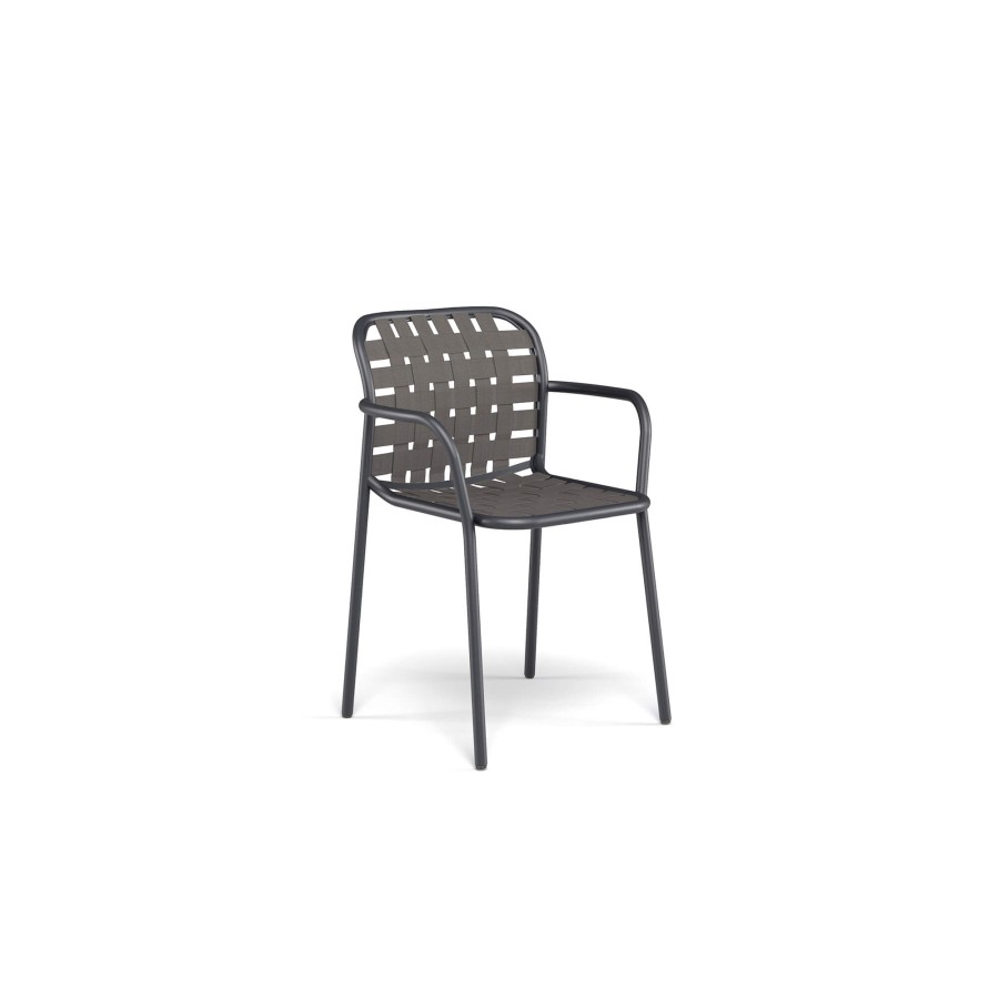 Chairs EMU | Garden Armchair / Outside In Aluminium - Collection Yard