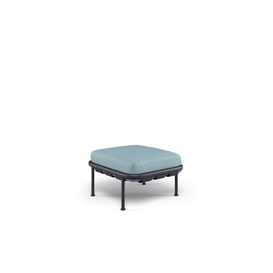 Armchairs And Sofas EMU | Garden Pouffe / Outside In Aluminium - Collection Dock