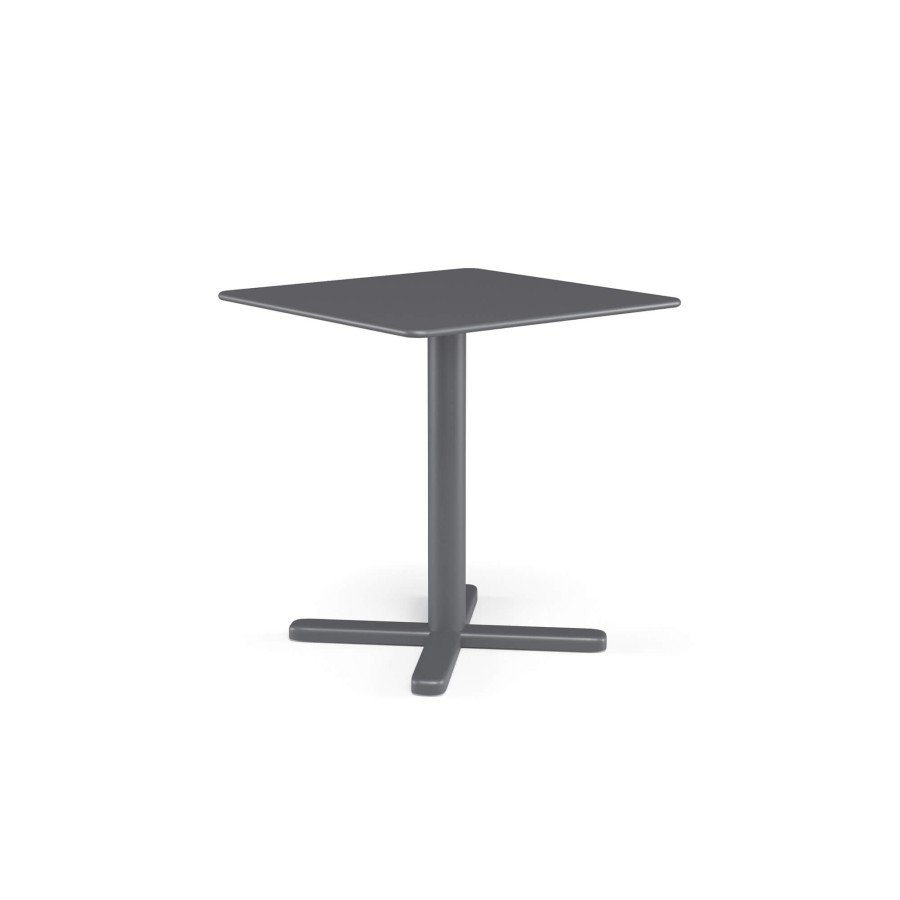 Tables EMU | Garden Square Table 70X70 / Outside In Steel - Collection Darwin