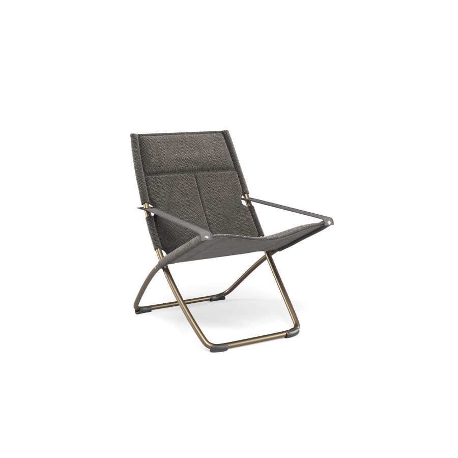 Sunloungers And Reclainers EMU | Garden Deck Chair Cozy / Outside In Steel, Microfiber, Emu Synthetic Mesh - Collection Snooze