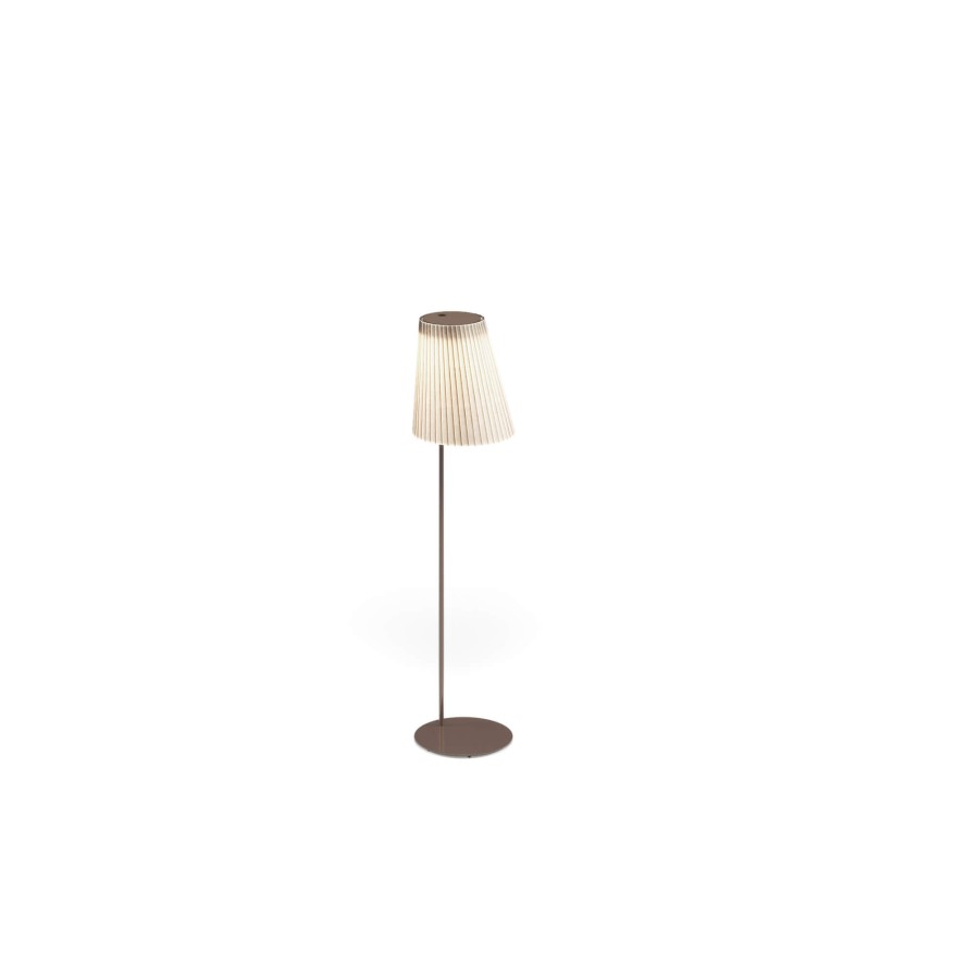 Complements EMU | Garden Rechargeable Floor Lamp / Outside In Steel - Collection Cone