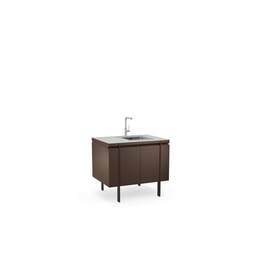 Complements EMU | Garden Closed Module With Sink And Faucet / Outside In - Collection Emily