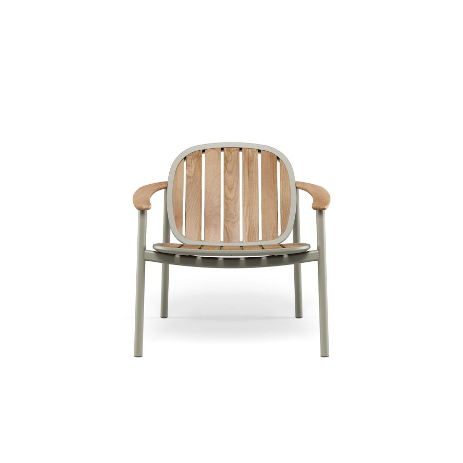 Chairs EMU | Garden Lounge Chair Alu-Teak / Outside In - Collection Twins