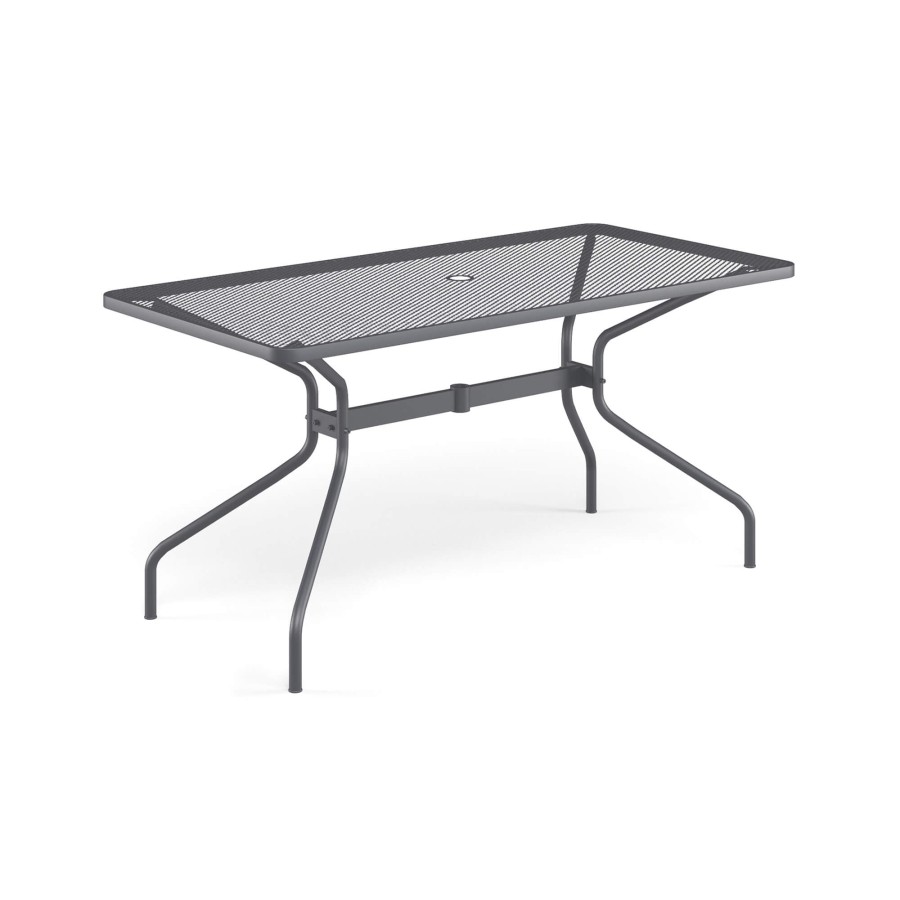 Tables EMU | Garden Rectangular Table 160X80 / Outside In Steel - Collection Cambi