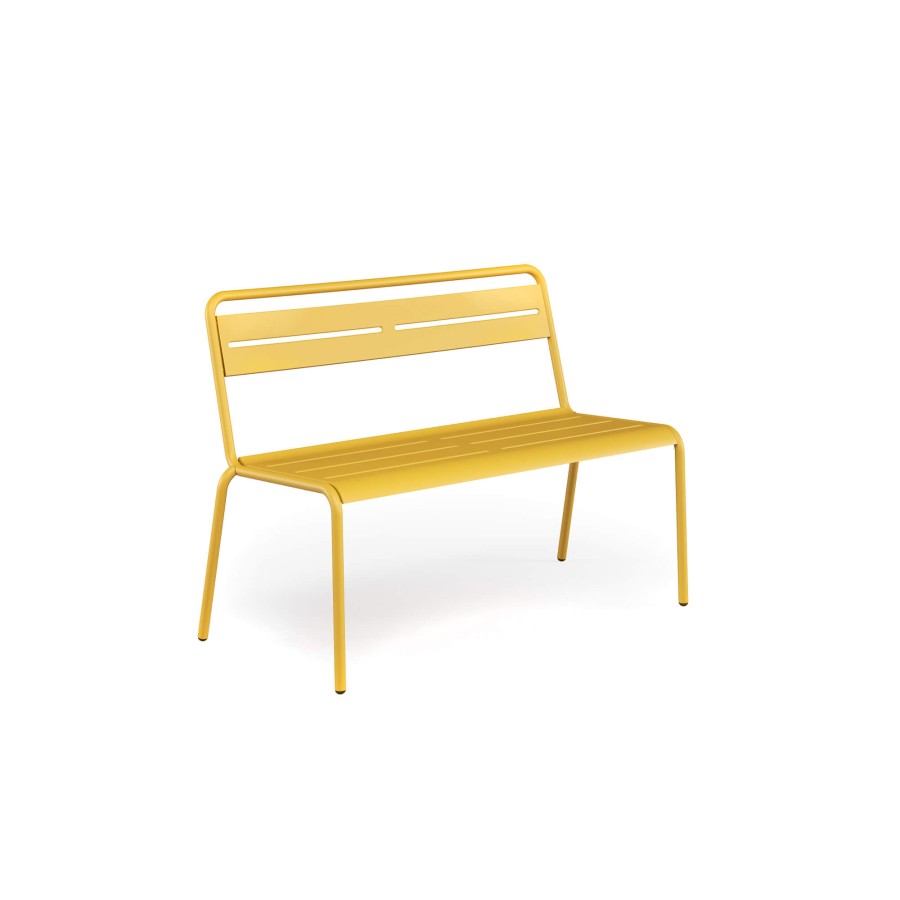 Chairs EMU | Garden Bench / Outside In Steel - Collection Star