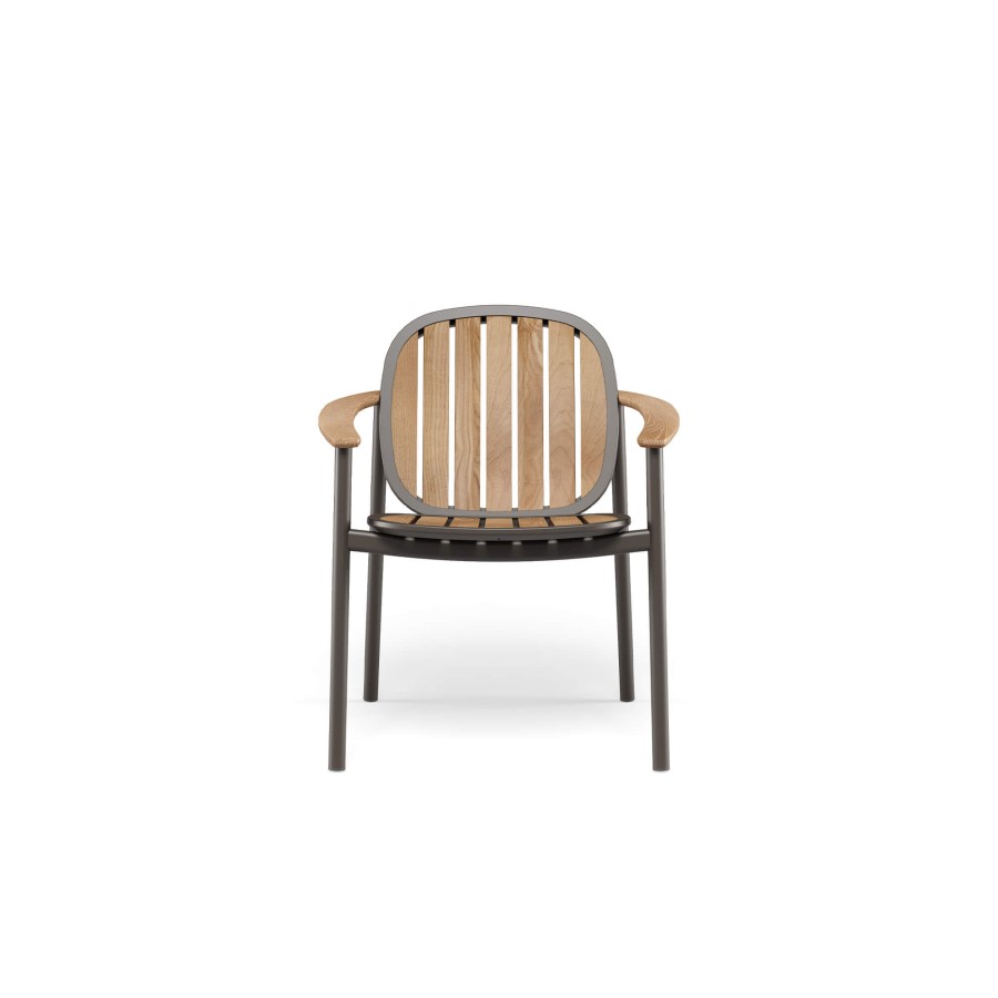 Chairs EMU | Garden Armchair Alu-Teak / Outside In - Collection Twins